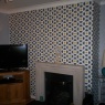 Lee Painting & Decorating - Nicely matched feature wallpaper to the surrounding colours