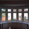 Custom Choice Home Improvements Ltd - 5 section bay with colour glass