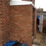 Crescent Carpentry & Building Ltd - Porch extension/polycarbonate roof in progress Autumn 2013
