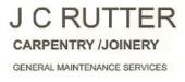J C Rutter Carpentry, Joinery & Property Improvements Logo
