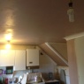 AWP Plastering Services - Artex kitchen ceiling re skimmed flat.