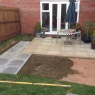 Steve Deprez Builders - During extension to patio.