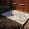 Steve Deprez Builders - Slabs to form a shed base. 