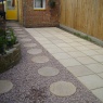 Borland Landscaping - patio and stepping stones
