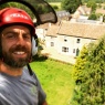 Nene Valley Tree Services Ltd - Andy Stone high up a tree!