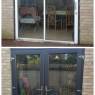 Custom Choice Home Improvements Ltd - Old Aluminium door upgraded to upvc (Anthracite grey)