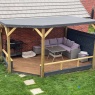 Pete Bird Property Maintenance Ltd - Covered garden seating area