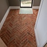 The Peterborough Tiling Company - Terrecota slips laid herringbone