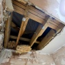 NW Plastering Co. - Ceiling Repair Before