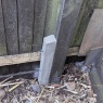 The Humble Handyman - Post spur fitted to save fence.