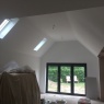 Crescent Carpentry & Building Ltd - Vaulted extension plastered & painted