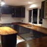 Crescent Carpentry & Building Ltd - oak/high gloss kitchen june 2015