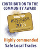 Contribution to the Community Award - 2013