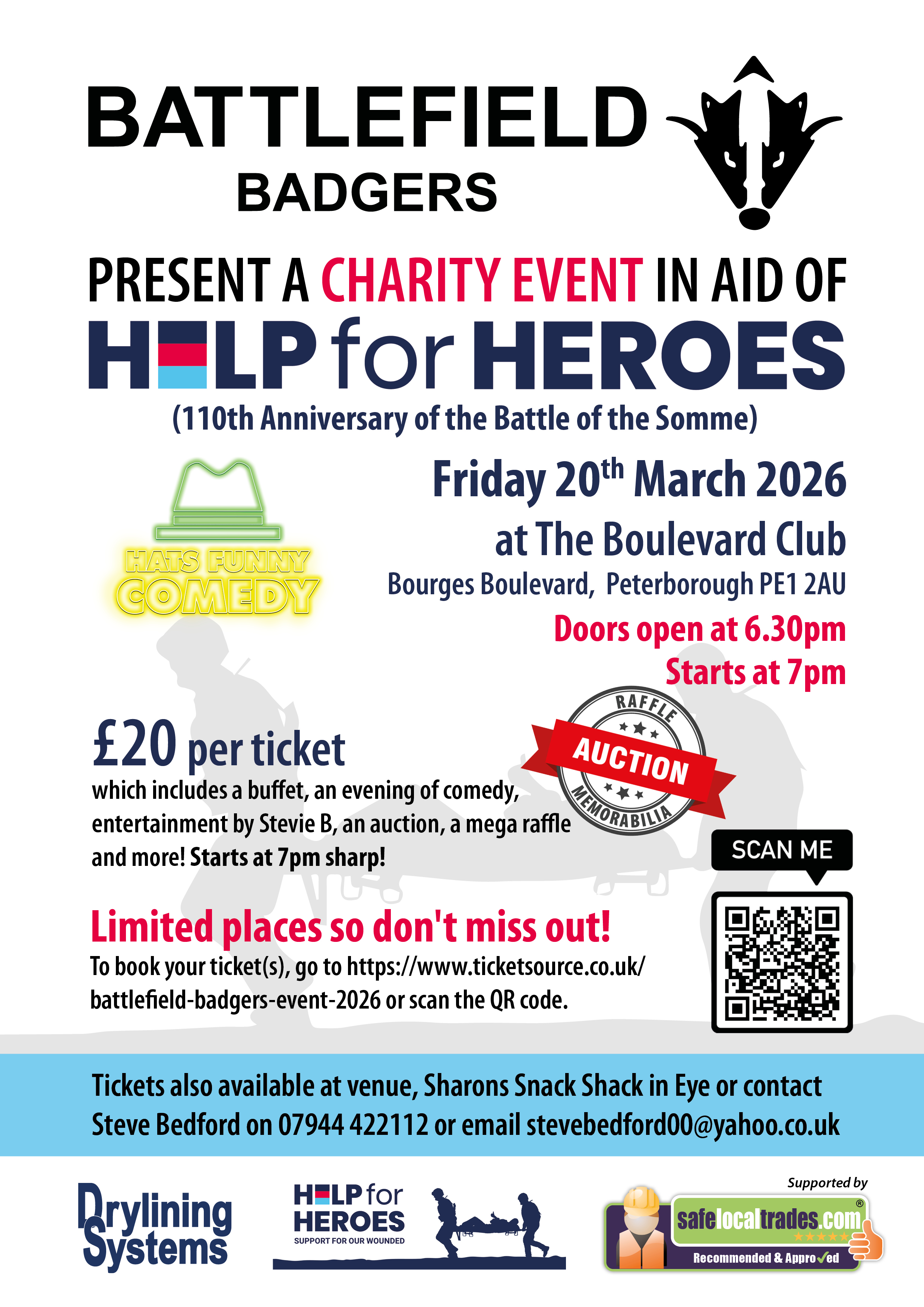 Boulevard Club Peterborough 20th March 2026