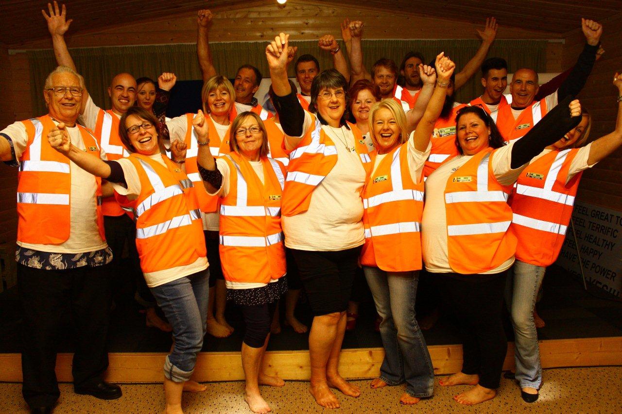 Firewalk for Age UK Peterborough 2012