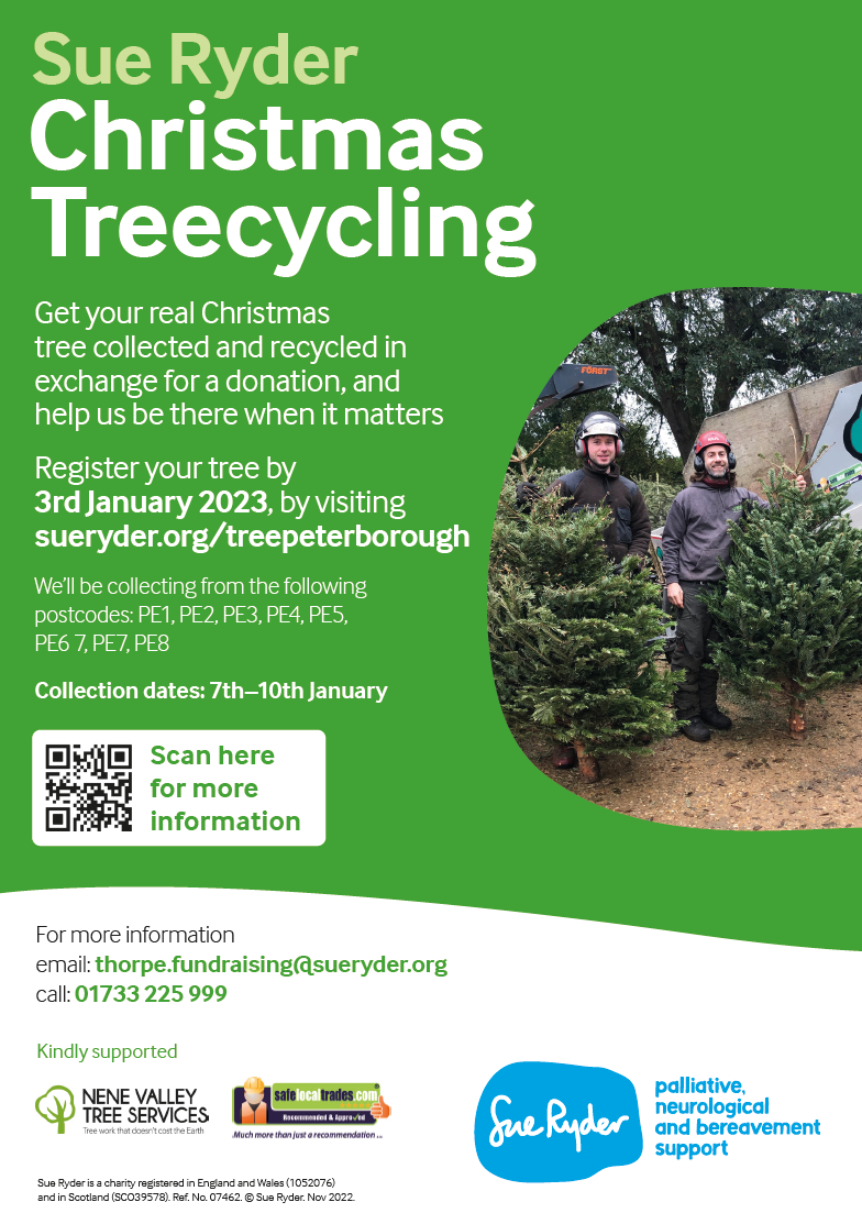 Sue Ryder Christmas Tree Recycling